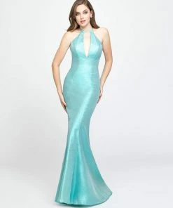 Formal Gowns Madison James - 19-112 Halter Keyhole Mermaid Evening Gown 13 Formal Gowns Madison James - 19-112 Halter Keyhole Mermaid Evening Gown