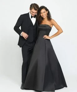 Madison James - 19-142 Beaded Strapless Ballgown 11 Madison James - 19-142 Beaded Strapless Ballgown