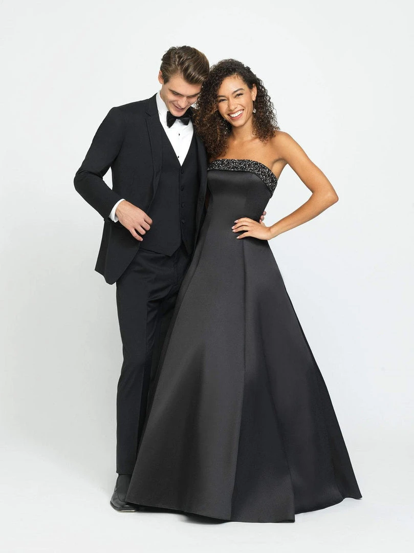 Madison James - 19-142 Beaded Strapless Ballgown 7 Madison James - 19-142 Beaded Strapless Ballgown
