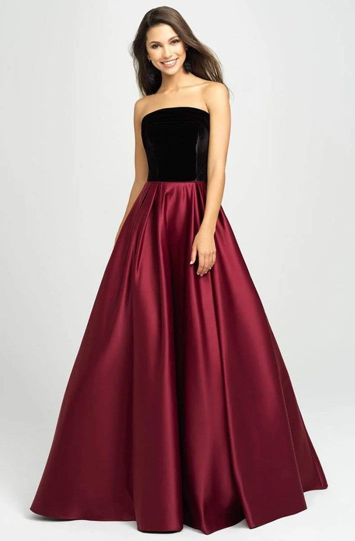 Madison James - 19-155 Strapless Pleated Ballgown 5 Madison James - 19-155 Strapless Pleated Ballgown