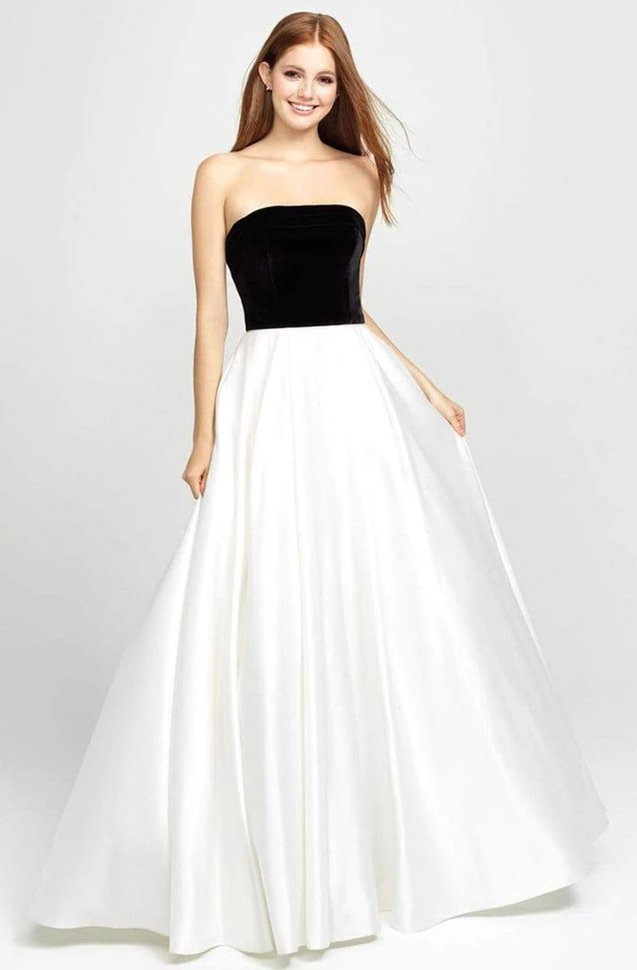 Madison James - 19-155 Strapless Pleated Ballgown 7 Madison James - 19-155 Strapless Pleated Ballgown