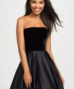 Madison James - 19-155 Strapless Pleated Ballgown 8 Madison James - 19-155 Strapless Pleated Ballgown