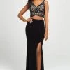 Madison James - 19-159 Two Piece Embroidered V-Neck Dress Formal Gowns 1 Madison James - 19-159 Two Piece Embroidered V-Neck Dress Formal Gowns