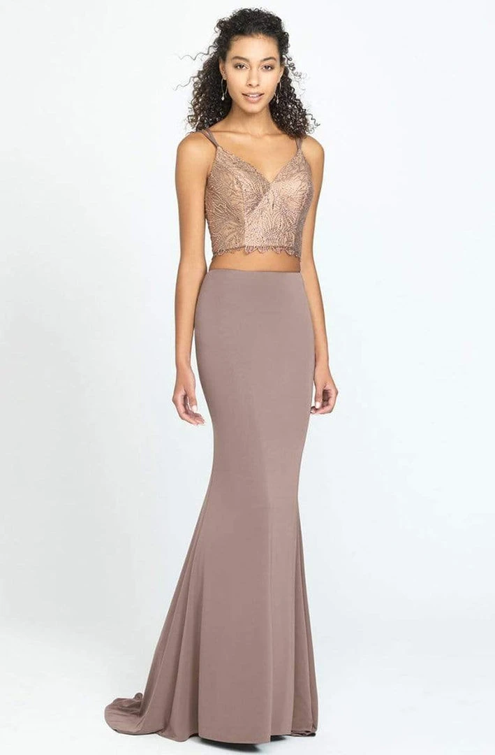 Formal Gowns Madison James - 19-167 Two Piece Beaded Jersey Trumpet Dress 3 Formal Gowns Madison James - 19-167 Two Piece Beaded Jersey Trumpet Dress