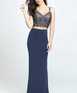 Formal Gowns Madison James - 19-167 Two Piece Beaded Jersey Trumpet Dress 11 Formal Gowns Madison James - 19-167 Two Piece Beaded Jersey Trumpet Dress