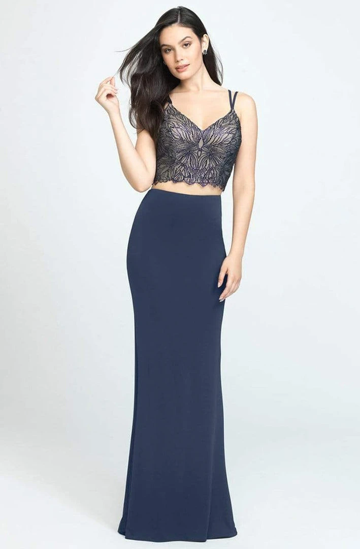 Formal Gowns Madison James - 19-167 Two Piece Beaded Jersey Trumpet Dress 6 Formal Gowns Madison James - 19-167 Two Piece Beaded Jersey Trumpet Dress