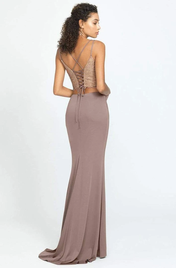 Formal Gowns Madison James - 19-167 Two Piece Beaded Jersey Trumpet Dress 4 Formal Gowns Madison James - 19-167 Two Piece Beaded Jersey Trumpet Dress