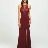 Madison James - 19-168 Beaded Embroidered Halter Evening Dress Formal Gowns 2 Madison James - 19-168 Beaded Embroidered Halter Evening Dress Formal Gowns