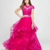 Madison James - 19-169 Two Piece Embroidered Ruffled Gown Formal Gowns