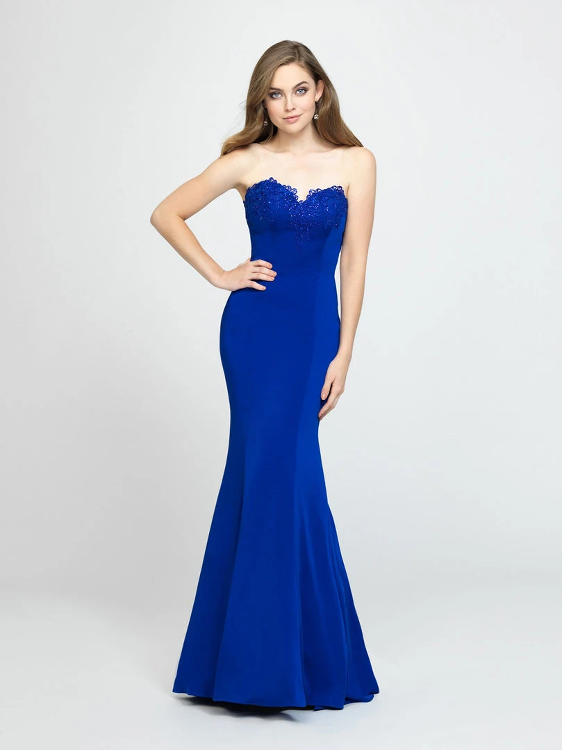 Formal Gowns Madison James - 19-172 Ruffled Drape Strapless Sweetheart Mermaid Gown 9 Formal Gowns Madison James - 19-172 Ruffled Drape Strapless Sweetheart Mermaid Gown
