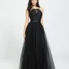 Madison James - 19-188 Embellished Lace Illusion Tulle Gown 1 Madison James - 19-188 Embellished Lace Illusion Tulle Gown