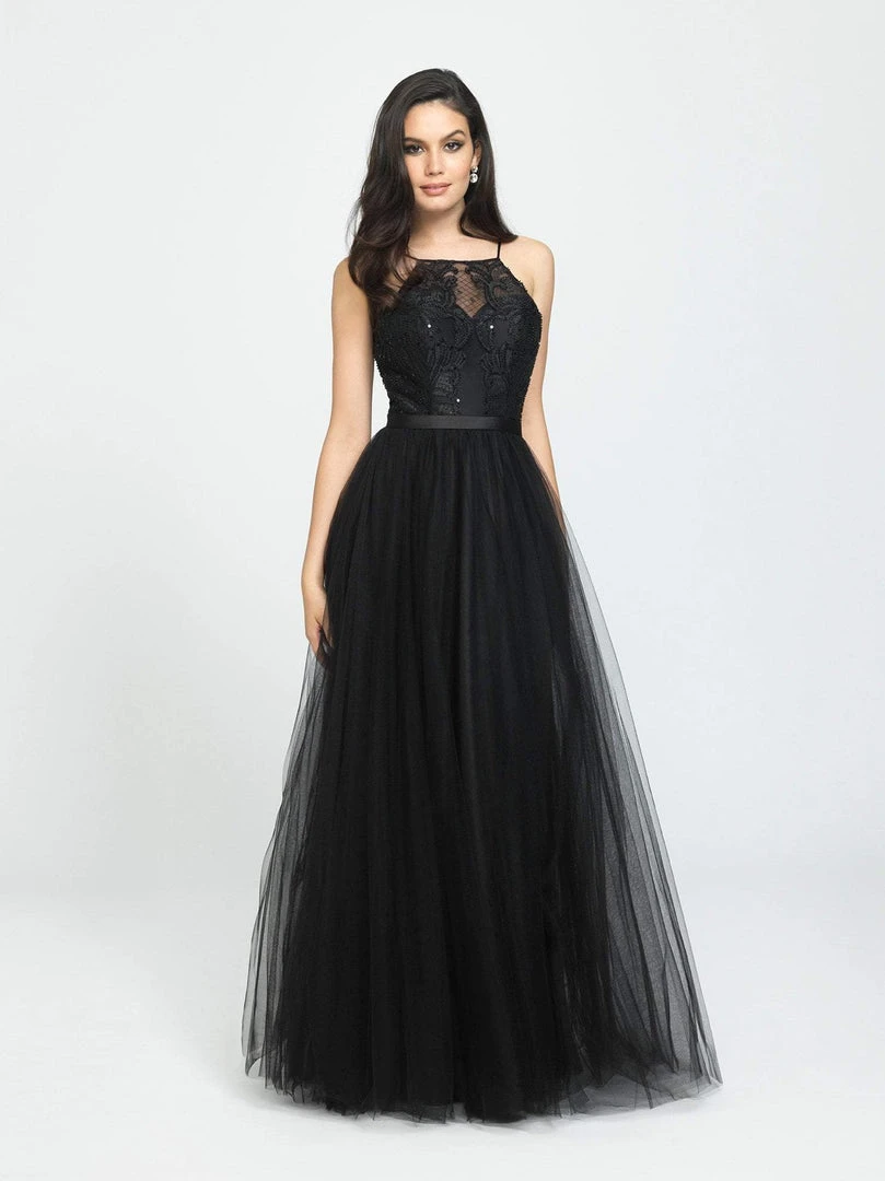 Madison James - 19-188 Embellished Lace Illusion Tulle Gown 3 Madison James - 19-188 Embellished Lace Illusion Tulle Gown
