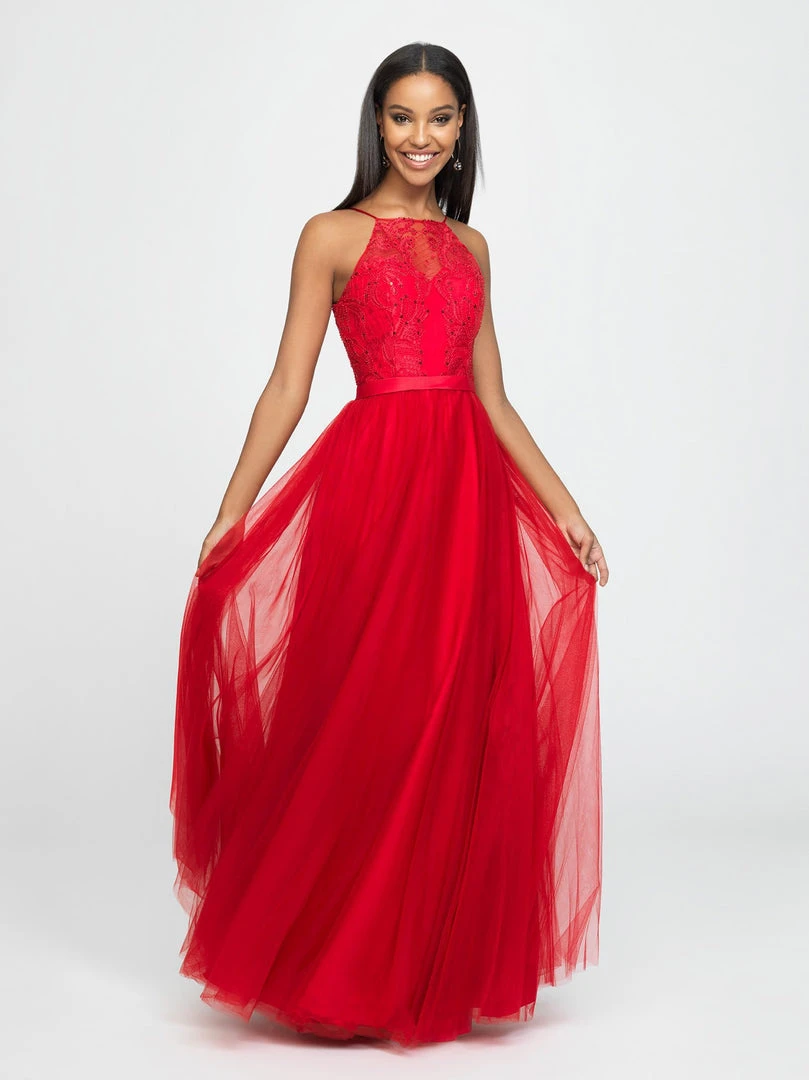 Madison James - 19-188 Embellished Lace Illusion Tulle Gown 7 Madison James - 19-188 Embellished Lace Illusion Tulle Gown