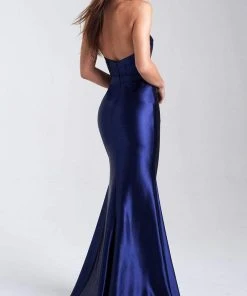 Formal Gowns Madison James - 20-304 Seamed Sweetheart Sheath Dress