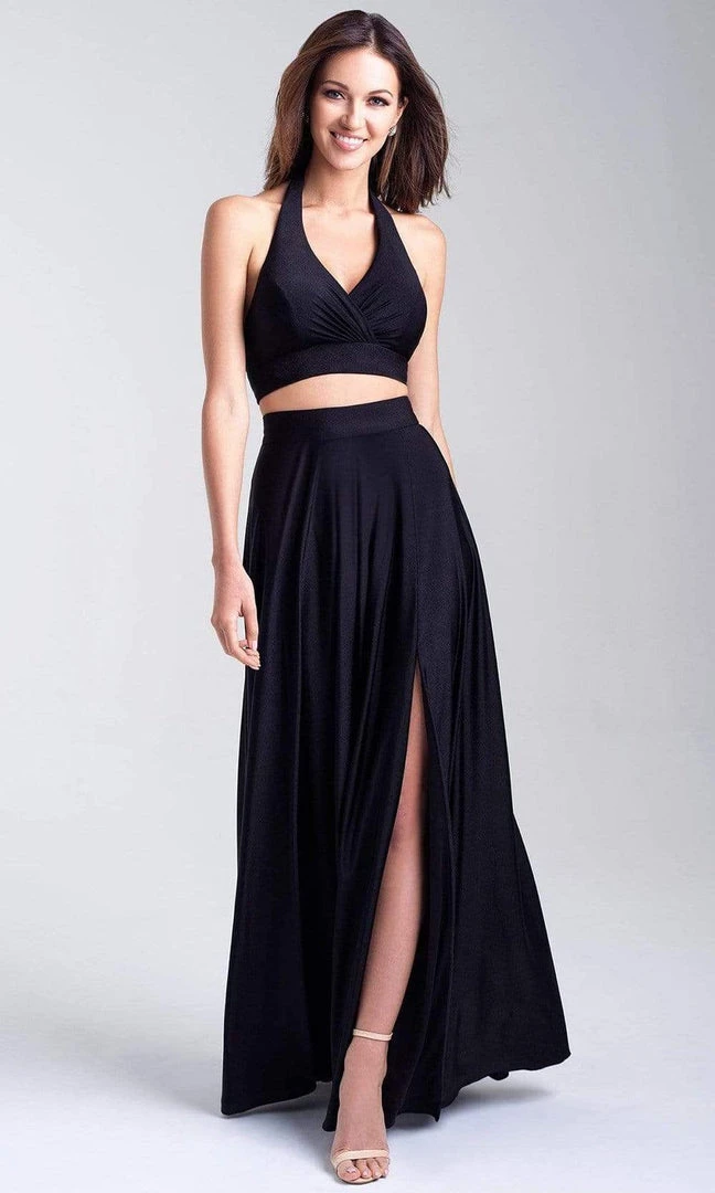 Formal Gowns Madison James - 20-318 Two Piece Halter Jersey A-line Dress 3 Formal Gowns Madison James - 20-318 Two Piece Halter Jersey A-line Dress