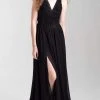 Madison James - 20-325 Embroidered V-neck Chiffon A-line Gown 2 Madison James - 20-325 Embroidered V-neck Chiffon A-line Gown