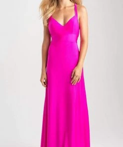 Formal Gowns Madison James - 20-347 Plunging V-neck Sheath Dress 11 Formal Gowns Madison James - 20-347 Plunging V-neck Sheath Dress