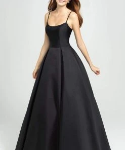 Formal Gowns Madison James - Sleeveless Square Neck Mikado Prom Ballgown 19-107 - 1 Pc Cerise In Size 8 Available