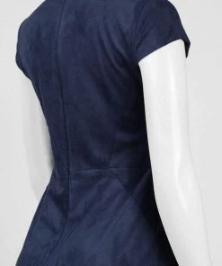 Maggy London - G2592M Jewel Neck A-line Dress