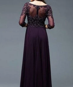 Formal Gowns Marsoni By Colors - M189 Chiffon Scoop Neck A-Line Dress 13 Formal Gowns Marsoni By Colors - M189 Chiffon Scoop Neck A-Line Dress