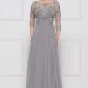 Formal Gowns Marsoni By Colors - M189 Chiffon Scoop Neck A-Line Dress 1 Formal Gowns Marsoni By Colors - M189 Chiffon Scoop Neck A-Line Dress