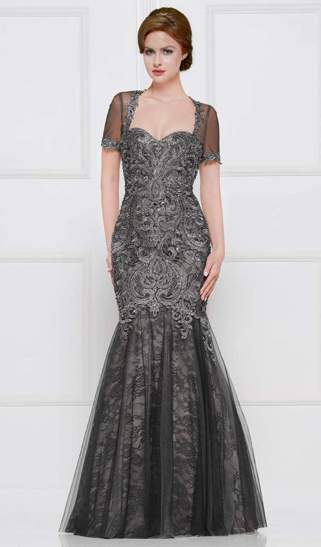 Marsoni By Colors - M259 Embroidered Sweetheart Trumpet Gown 5 Marsoni By Colors - M259 Embroidered Sweetheart Trumpet Gown