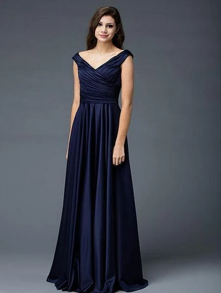 Marsoni By Colors - Ruched V-Neck A-Line Dress M198 - 1 Pc Silver In Size 22 Available Formal Gowns 5 Marsoni By Colors - Ruched V-Neck A-Line Dress M198 - 1 Pc Silver In Size 22 Available Formal Gowns