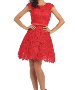 May Queen - Beaded Floral Cocktail Dress