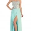 May Queen - Bedazzled Sweetheart A-line Prom Dress Formal Gowns
