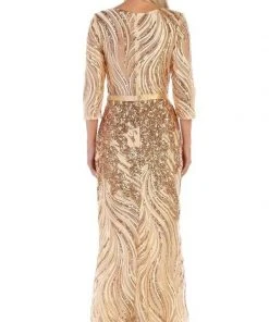 May Queen - Embellished Bateau Sheath Evening Dress RQ7686 - 1 Pc Silver/Multi In Size 3XL Available Formal Gowns 15 May Queen - Embellished Bateau Sheath Evening Dress RQ7686 - 1 Pc Silver/Multi In Size 3XL Available Formal Gowns