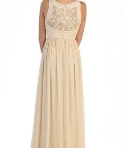 May Queen - Embroidered Jewel A-line Evening Dress Formal Gowns 21 May Queen - Embroidered Jewel A-line Evening Dress Formal Gowns