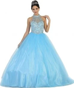 May Queen - Exquisite High Illusion Organza Formal Ballgown