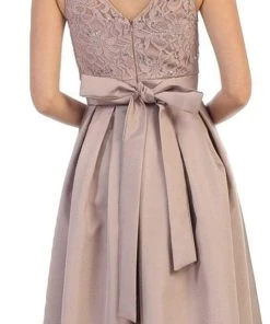 May Queen - High Low Illusion Jewel A-line Evening Dress MQ1411 Formal Gowns 11 May Queen - High Low Illusion Jewel A-line Evening Dress MQ1411 Formal Gowns