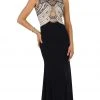 Formal Gowns May Queen - Jewel Embellished Sleeveless Evening Gown 2 Formal Gowns May Queen - Jewel Embellished Sleeveless Evening Gown