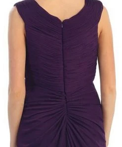 May Queen - Jeweled Ruched Sweetheart High Slit Prom Dress 13 May Queen - Jeweled Ruched Sweetheart High Slit Prom Dress