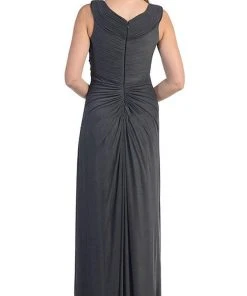 May Queen - Jeweled Ruched Sweetheart High Slit Prom Dress 15 May Queen - Jeweled Ruched Sweetheart High Slit Prom Dress