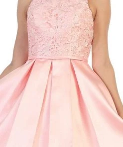 May Queen - Lace Jewel A-line Cocktail Dress Cocktail Dresses