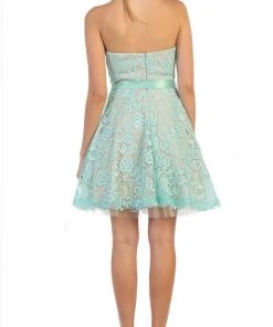May Queen - Lace Sweetheart A-line Cocktail Dress