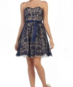 May Queen - Lace Sweetheart A-line Cocktail Dress