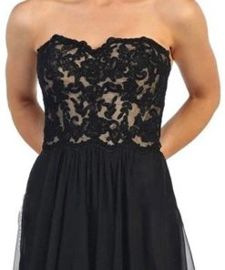 Formal Gowns May Queen - Lace Sweetheart A-line Evening Dress 14 Formal Gowns May Queen - Lace Sweetheart A-line Evening Dress