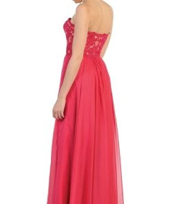 Formal Gowns May Queen - Lace Sweetheart A-line Evening Dress 22 Formal Gowns May Queen - Lace Sweetheart A-line Evening Dress