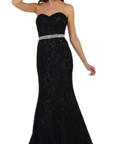May Queen - Lace Sweetheart Trumpet Evening Dress Formal Gowns