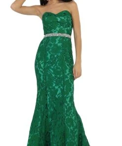 May Queen - Lace Sweetheart Trumpet Evening Dress Formal Gowns 14 May Queen - Lace Sweetheart Trumpet Evening Dress Formal Gowns