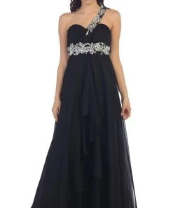 Formal Gowns May Queen - MQ1028 Ornate Strap Ruched Sweetheart A-line Prom Dress 19 Formal Gowns May Queen - MQ1028 Ornate Strap Ruched Sweetheart A-line Prom Dress