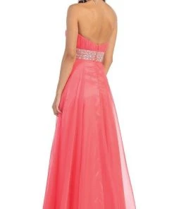 May Queen - MQ1046 Finely-Tucked Sweetheart Chiffon Prom Dress 12 May Queen - MQ1046 Finely-Tucked Sweetheart Chiffon Prom Dress