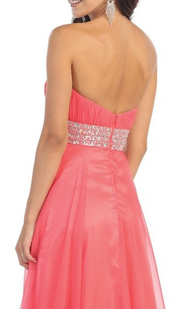 May Queen - MQ1046 Finely-Tucked Sweetheart Chiffon Prom Dress 6 May Queen - MQ1046 Finely-Tucked Sweetheart Chiffon Prom Dress