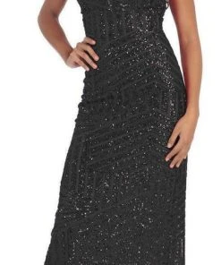 Formal Gowns May Queen - MQ1196 Sparkling Sequined Sweetheart Prom Gown 11 Formal Gowns May Queen - MQ1196 Sparkling Sequined Sweetheart Prom Gown