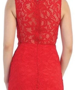 Formal Gowns May Queen - MQ1295 Stunning Beaded And Laced Illusion Sleeveless Long Formal Dress 11 Formal Gowns May Queen - MQ1295 Stunning Beaded And Laced Illusion Sleeveless Long Formal Dress