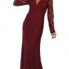 May Queen - MQ1451 Embellished Sheer Jewel Sheath Evening Dress Formal Gowns