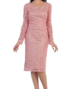 May Queen - MQ1458 Sequined Jewel Sheath Cocktail Dress Cocktail Dresses 12 May Queen - MQ1458 Sequined Jewel Sheath Cocktail Dress Cocktail Dresses